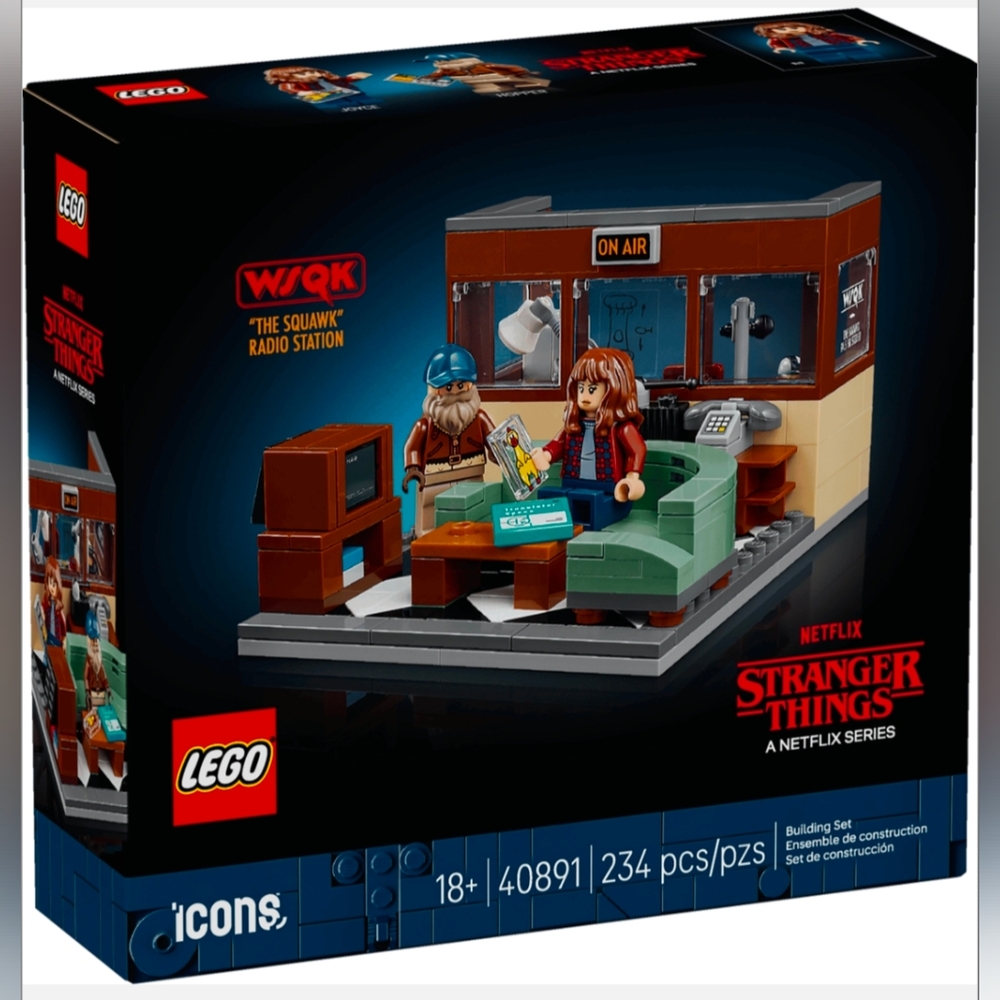 LEGO Icons Stranger Things: WSQK Radio Station GWP - 40891 - New